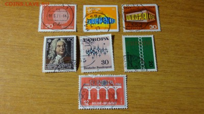 Марки серии Европа (СЕРТ), гашеные, 7 шт. - DSC04320.JPG