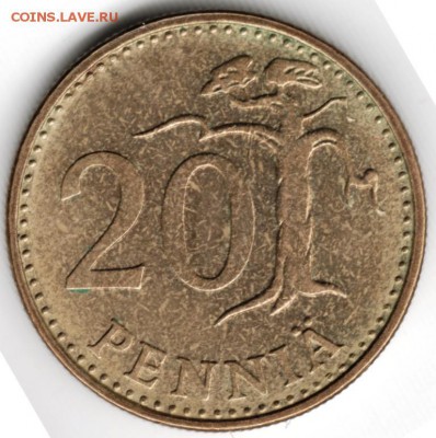 20 пенни 1963 г. Финляндия до 17.02.15 г. в 22.00 - Scan-150201-0026