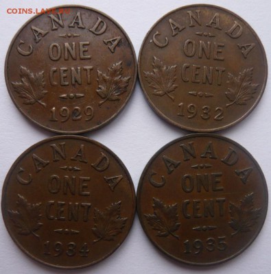 С 1 рубля Канада 1 цент 1929,32,34,35 до 15.02.2015 22.00мск - P1120510.JPG