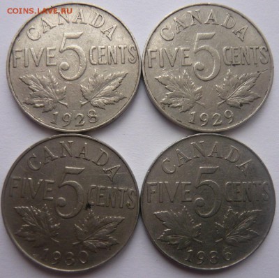 С 1 рубля Канада 5 центов 1928,29,30,36 до 15.02.2015 22.00м - P1120512.JPG
