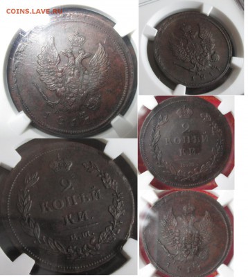 Простые медяки в коробках NGC(оценка,реклама) - 2к1811_AU58