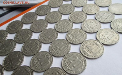 __50 ШТ__  20 коп__1931-56 гг.__  до  17.02.2015  23-00 - 20 рев 005