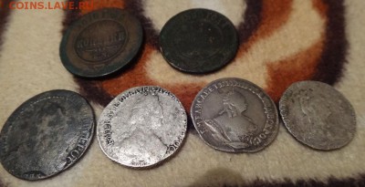 10к 1756(R), 1778..15к 1784..  20к Е-II..1к 1890..2к 1876 - D600