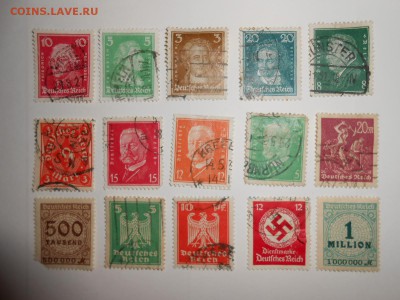 Марки 3 РЕЙХ, лот 3, 15 шт. без повторов, до 18.02.2015 - DSCN5558.JPG