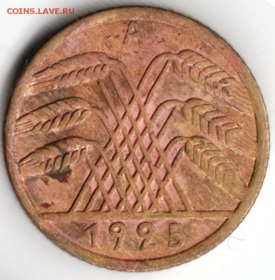 5 пфеннигов 1925 А Германия до 19.02.15 г. в 22.00 - Scan-150201-0077