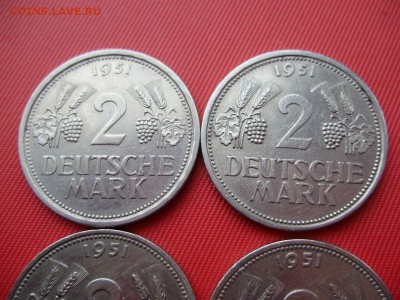 ФРГ. 2 марки 1951 (D F J G) ВСЕ ДВОРЫ!  до 17.02 22-00 МСК - P1210025.JPG