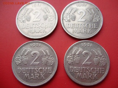 ФРГ. 2 марки 1951 (D F J G) ВСЕ ДВОРЫ!  до 17.02 22-00 МСК - P1210017.JPG