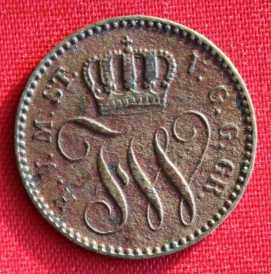 С 1 руб.МЕКЛЕНБУРГ-СТРЕЛИЦ  III пфеннига 1862г.до 20.02.15г. - IMG_3641.JPG
