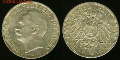 Баден 5 марок 1913 - Панорама