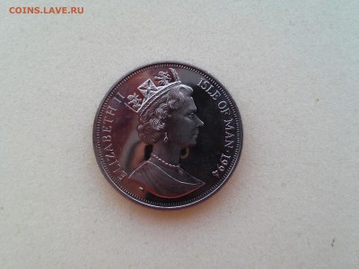 1 крона 1994 г. остров Мэн - Лоси до 18.02.2015 г. - Лоси 2