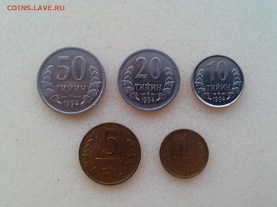 Узбекистан - набор монет до 18.02.2015 г. - Узбекистан