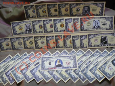50 Бон UNC к Quarters 50 штатов США - 1059315701