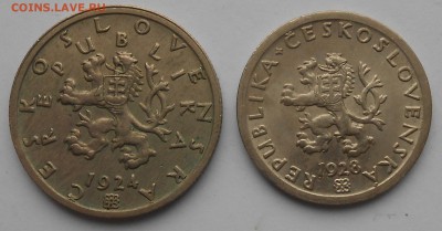 20 и 50 к 1924 1928г чехословакия состояние - DSCN2867.JPG