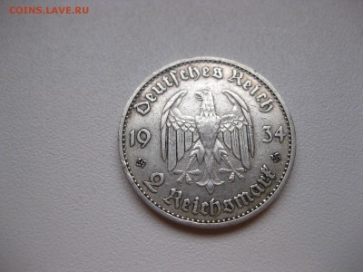 ГЕРМАНИЯ,2 марки 1934A(Кирха,дата)!до 17.02.2015 - IMG_1980.JPG