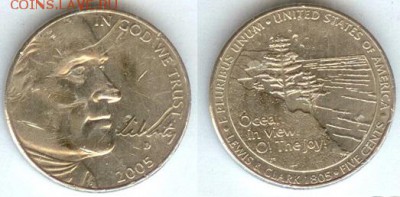США 5 центов 2005 Выход к океану, до 21.00 мск 22.02.2015 - США-5 центов 2005