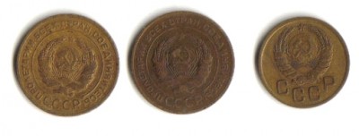 3 коп 1939,5 коп 1926,1928 - до 6.04.08 22:00 по Москве - лот 1