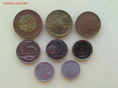 Чехия - набор из 8 монет до 20.02.2015 - Чехия 1