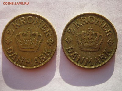 ДАНИЯ 5 монет 1925-1939 (1, 2 кроны) РАЗНЫЕ годы. 19.02. - 054.JPG