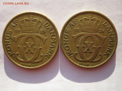ДАНИЯ 5 монет 1925-1939 (1, 2 кроны) РАЗНЫЕ годы. 19.02. - 052.JPG