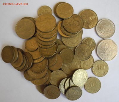 Более 60 монет франции до 20 февраля - 1