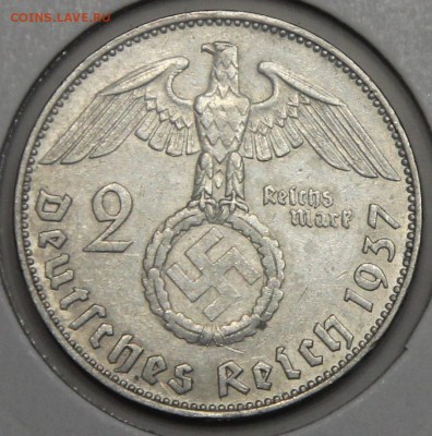 2 марки 1937 J III Рейх до 19.02 - IMG_3029.JPG