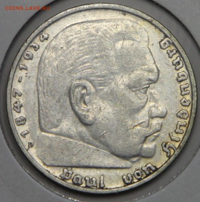 5 марок 1936 D III Рейх до 19.02 - IMG_3043.JPG