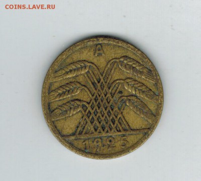 Германия 5 рейхпфеннигов 1925 А до 20.02.2015   22-00 - 1 18