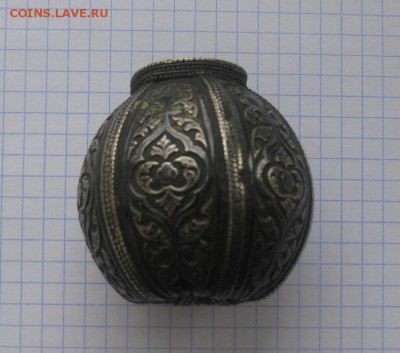 деталь от старинного пистолета серебро - 4