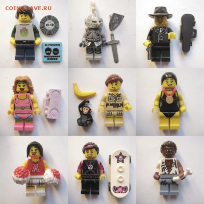 колекционирование минифигур производства компании LEGO - collage