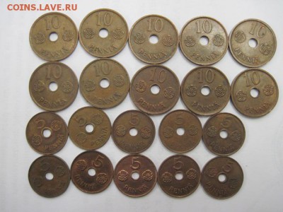 5 и 10 пенни 1941-43 Финляндия 20 шт. до 20.02.15 - IMG_2322.JPG