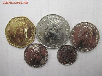 Самоа набор монет 5 шт. до 20.02.15 - Изображение23 114