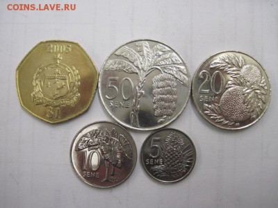 Самоа набор монет 5 шт. до 20.02.15 - Изображение23 109