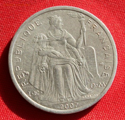 С 1 руб. НОВАЯ КАЛЕДОНИЯ 2 франка  2007г.ПТИЦА до 23.02.15г. - IMG_3999.JPG