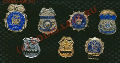знаки и нарукавные шевроны полиции США - знаки полиции.JPG