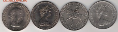 Великобритания кроны 1965-80 (4шт) до 23.02 в 22.00мск - 4-в