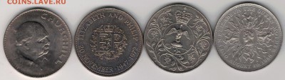 Великобритания кроны 1965-80 (4шт) до 23.02 в 22.00мск - 4-в1