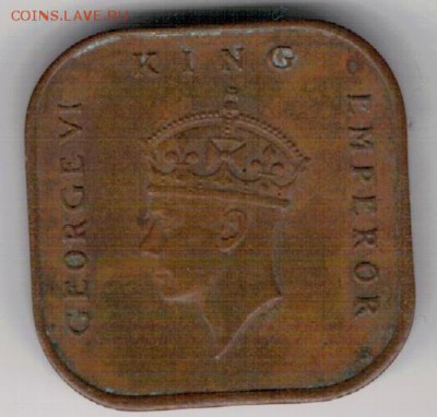 Малайя цент 1945 до 23.02.15 в 22.00мск (8970) - 4-мал45