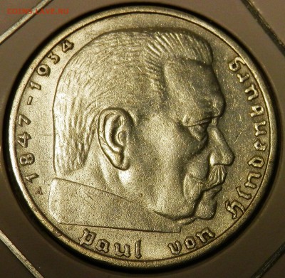 Ag 2 reichsmark 1937 A Hindenburg 18.02.15 в 23:00 мск - P2180916.JPG