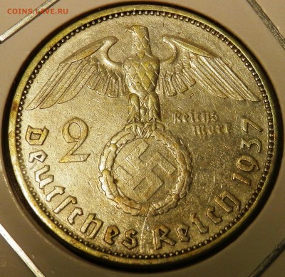 Ag 2 reichsmark 1937 A Hindenburg #2 18.02.15 в 23:00 мск - P2180917.JPG
