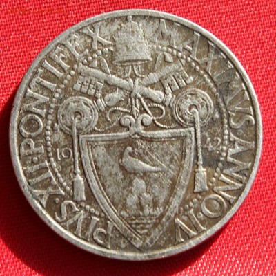 С 1 РУБ. ВАТИКАН 2 лиры .1942г.СТАЛЬ, не частая  до 24.02.15 - IMG_3948.JPG