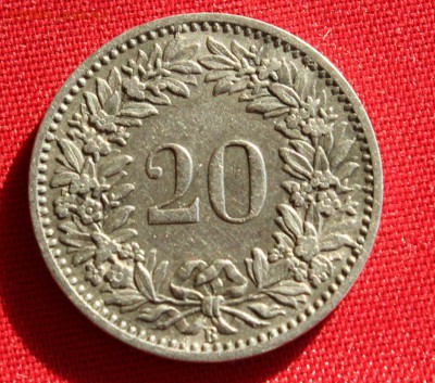 С 1 РУБ.  ШВЕЙЦАРИЯ 20 раппенов 1897г. до 24.02.15г. в 22-00 - IMG_3939.JPG