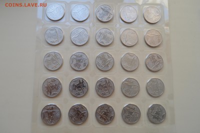Монеты Сочи 25р факел и талисманы 80шт плюс боны 100р 12шт - DSC_1370 (2).JPG