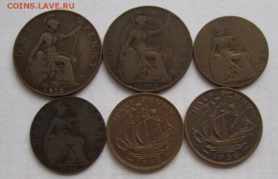 2 пенни 1912-1956гг 6шт. до 21.02.2015г - IMG_2960.JPG