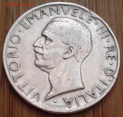 Италия 5 лир 1927, до 25.02.15 в 22:00 МСК - 3206