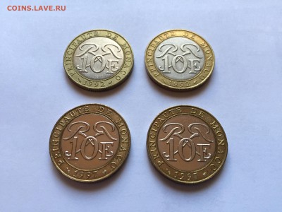 МОНАКО - 10 франков (1992,1997) - на оценку - 10francs(2).JPG