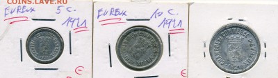 25,10 и 5 центов 1921 года Эвра (Франция)! До 22.02 до 21.00 - 3 монеты Эвра.JPEG