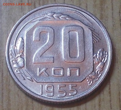 20 копеек 1955  штемпельный блеск до 23.02.2015 в 22-00 мск - DSCN0194 [1024x768].JPG