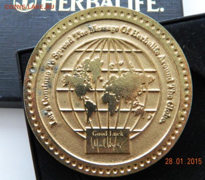 Юбилейная медаль корпорации Herbalife Int "Thanks A Billion" - DSCN6469.JPG