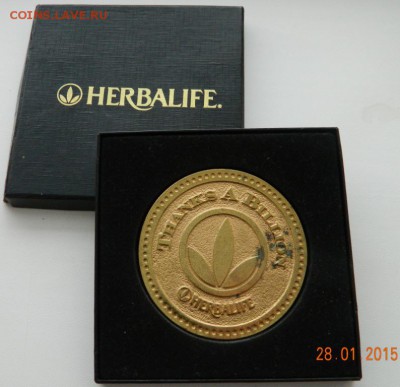Юбилейная медаль корпорации Herbalife Int "Thanks A Billion" - DSCN6468.JPG