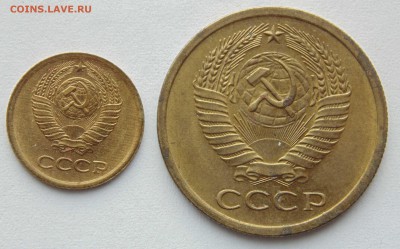 1 копейка 1964 и 5 копеек 1973 UNC  до 24,02,2015 - DSC00355